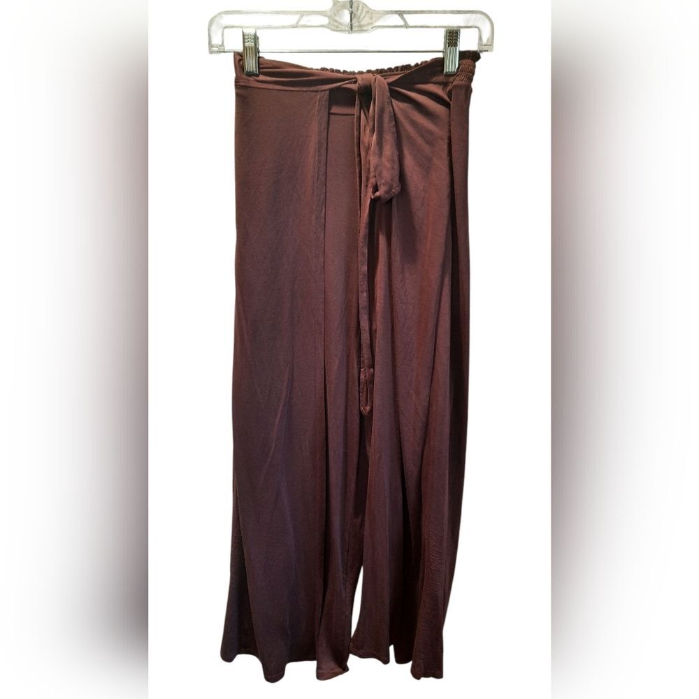 Urban Outfitters Pants Medium Brown Wide-Leg Lightwight Bohemian Hippie Festival